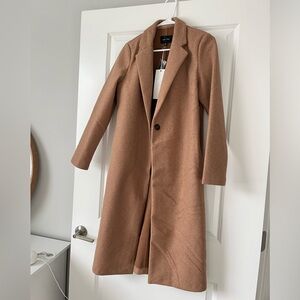 Love Tree Brown Trench Coat